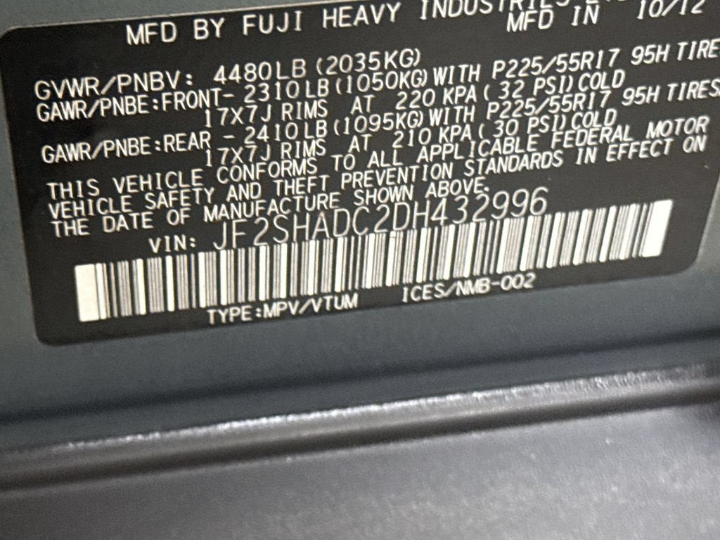 2013 Subaru Forester 2.5X Premium