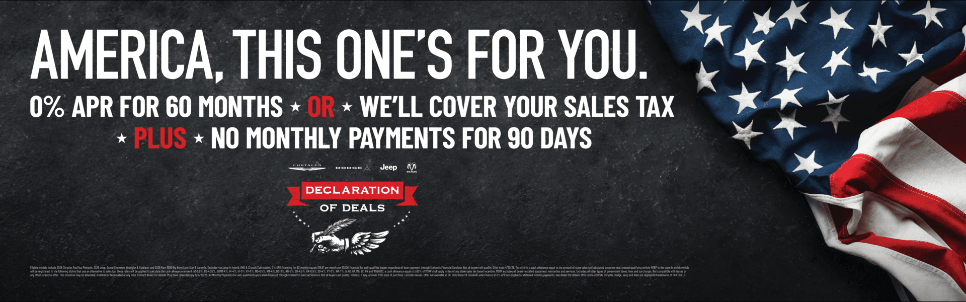 Declaration of Deals