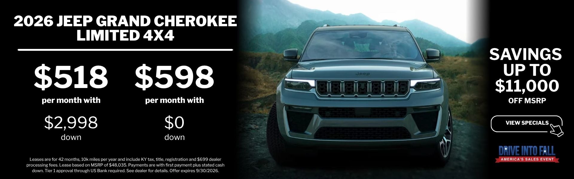 Grand Cherokee Lease